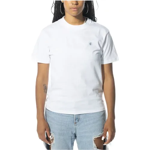 Casey Kurzarm T-Shirt , Damen, Größe: XS - Carhartt WIP - Modalova