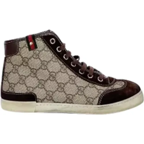 Pre-owned Fabric sneakers , female, Sizes: 1 UK - Gucci Vintage - Modalova