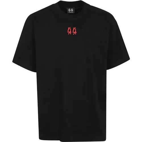 Schwarze T-Shirts Polos Aw24 , Herren, Größe: 2XL - 44 Label Group - Modalova