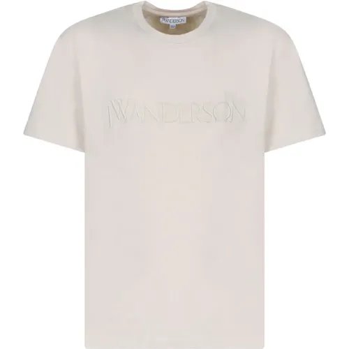 Logo-besticktes T-Shirt , Herren, Größe: M - JW Anderson - Modalova