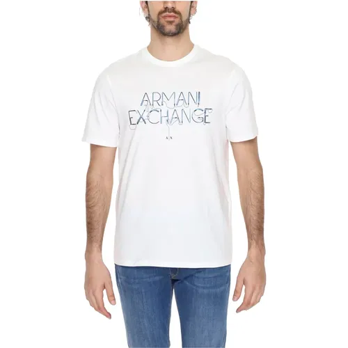 T-Shirts , male, Sizes: XL, L, XS, M, 2XL, S - Armani Exchange - Modalova
