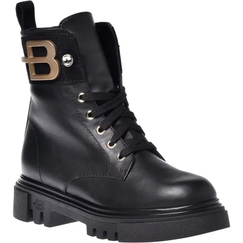 Calf leather ankle boot , female, Sizes: 5 1/2 UK - Baldinini - Modalova