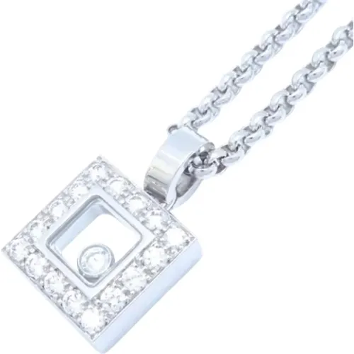 Pre-owned White Gold necklaces , female, Sizes: ONE SIZE - Chopard Pre-owned - Modalova