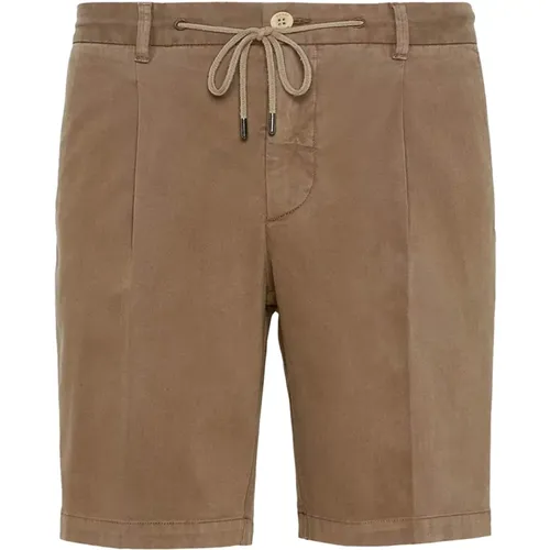 Stretch Baumwolle Sommer Bermuda Shorts , Herren, Größe: L - Boggi Milano - Modalova