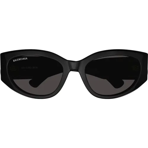 Oval Frame Sunglasses Bb0324Sk , female, Sizes: 55 MM - Balenciaga - Modalova