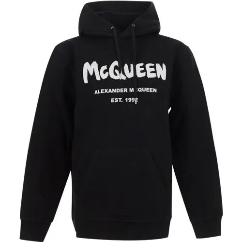 Logo Hoodie, Classic Style , male, Sizes: S, M, XL - alexander mcqueen - Modalova