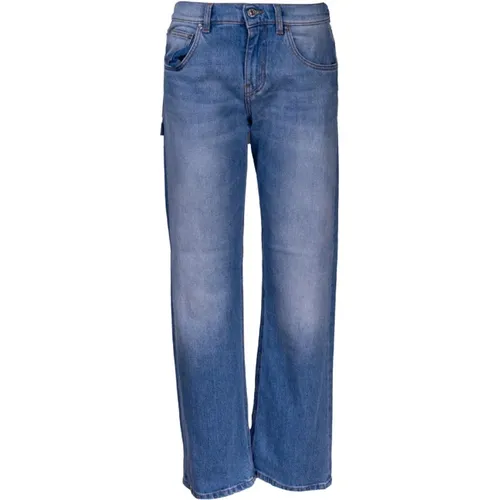 Straight Jeans , female, Sizes: W29, W25, W26, W30, W28, W27 - Mauro Grifoni - Modalova