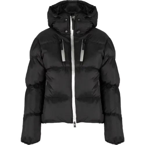 Sportliche Jacke mit Abnehmbarer Kapuze und Taschen , Damen, Größe: XL - Plein Sport - Modalova