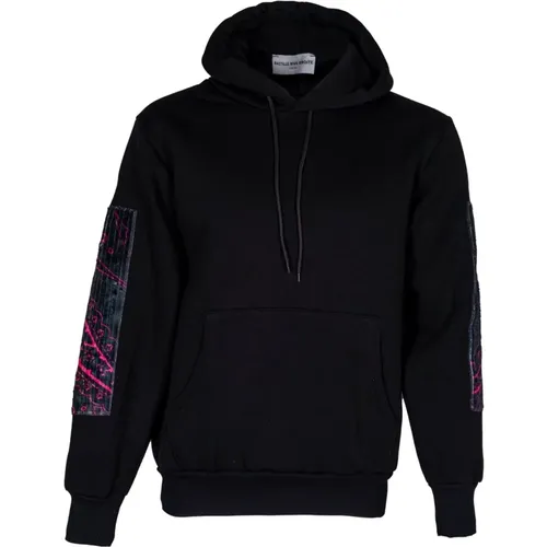 Herren Hoodie mit Front-Kängurutasche , Herren, Größe: M - Bastille - Modalova