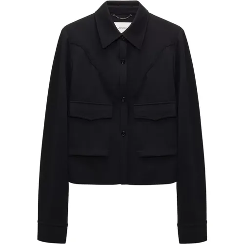 Western-Style Schwarze Jacke , Damen, Größe: S - dorothee schumacher - Modalova