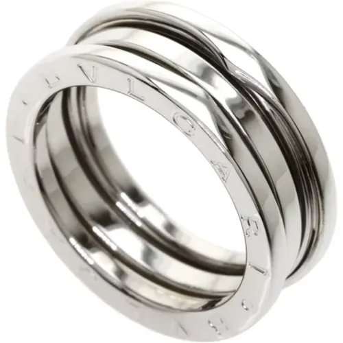 Pre-owned White Gold rings , female, Sizes: ONE SIZE - Bvlgari Vintage - Modalova