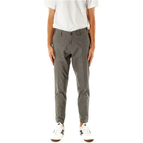 Tapered Fit Hose mit Elastischen Einsätzen , Herren, Größe: W33 L34 - drykorn - Modalova