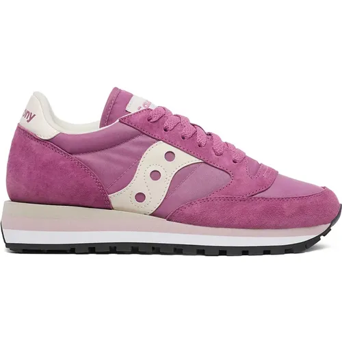 Lila Sneakers Leicht Komfort Limitierte Auflage , Damen, Größe: 38 1/2 EU - Saucony - Modalova