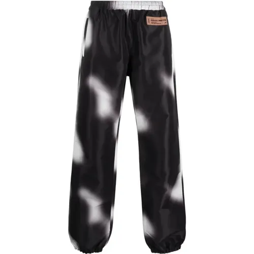 Schwarze Blur Spray Trackpants , Herren, Größe: M - Heron Preston - Modalova