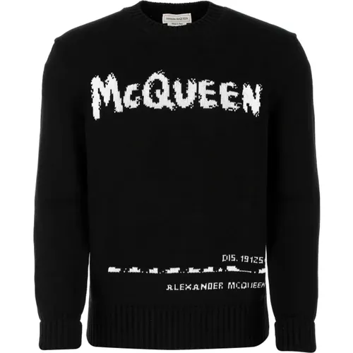 Cotton sweater , male, Sizes: L, M, S - alexander mcqueen - Modalova