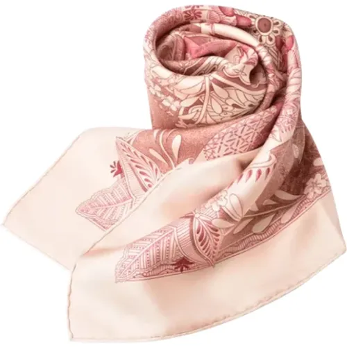 Pre-owned Canvas scarves , female, Sizes: ONE SIZE - Hermès Vintage - Modalova