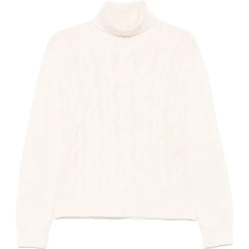 Zopfmuster Rollkragenpullover - MC2 Saint Barth - Modalova