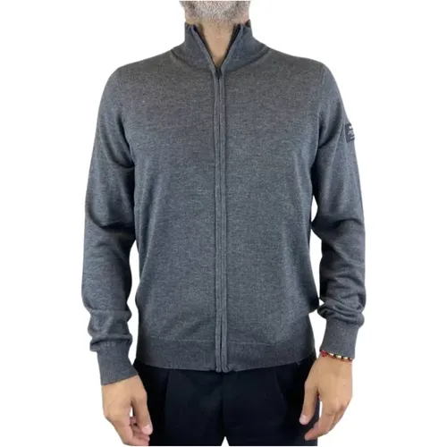 Graue Strickjacke , Herren, Größe: XL - ECOALF - Modalova