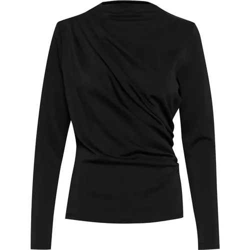 Long Sleeve Helle Top , female, Sizes: XS - My Essential Wardrobe - Modalova