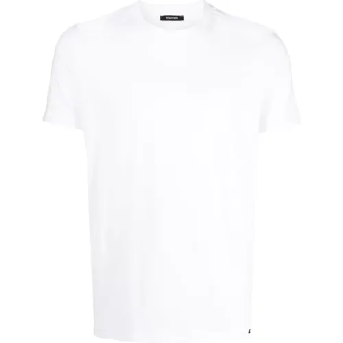 Weißes Crew T-Shirt Unterwäsche , Herren, Größe: M - Tom Ford - Modalova