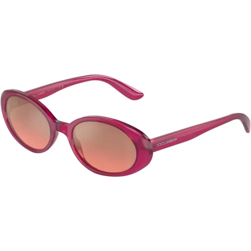 Re-EditionLarge Sunglasses , female, Sizes: 52 MM - Dolce & Gabbana - Modalova