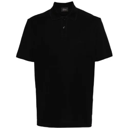 Polo Shirts,Polo-Shirt mit gesticktem Logo - Brioni - Modalova