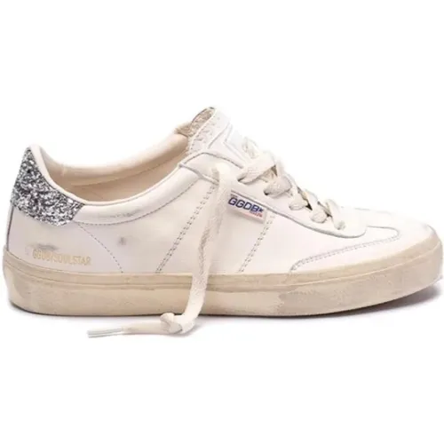 Weiße Soul-Star Sneakers , Damen, Größe: 38 EU - Golden Goose - Modalova