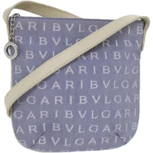 Pre-owned Canvas shoulder-bags , female, Sizes: ONE SIZE - Bvlgari Vintage - Modalova