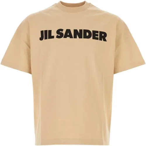Cotton t-shirt , male, Sizes: L - Jil Sander - Modalova