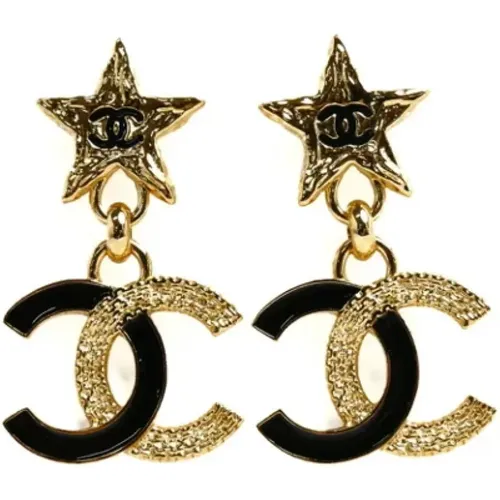 Pre-owned Metal earrings , female, Sizes: ONE SIZE - Chanel Vintage - Modalova