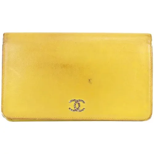 Pre-owned Leather Wallets - , female, Sizes: ONE SIZE - Chanel Vintage - Modalova