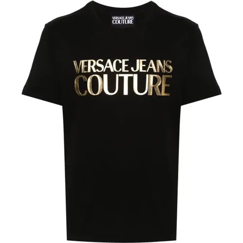 Mens Clothing T-Shirts Polos Ss24 , male, Sizes: 2XL, L - Versace Jeans Couture - Modalova