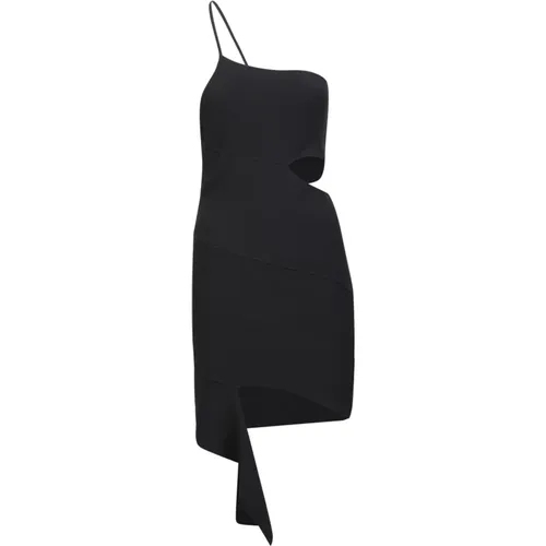 One-shoulder dress , female, Sizes: M - Andrea Adamo - Modalova