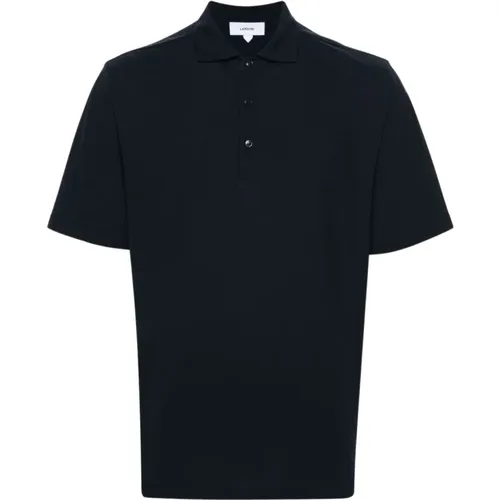 Polo Shirts,Einfarbiges Polo Shirt mit 3 Knöpfen - Lardini - Modalova