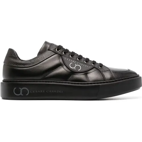 Leather Sneakers for Men , male, Sizes: 7 UK, 12 UK, 10 UK - Casadei - Modalova