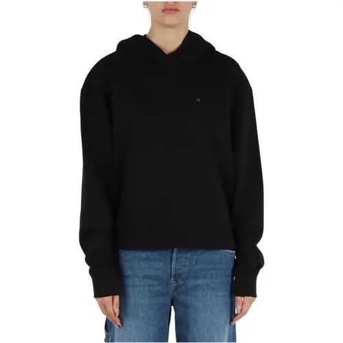 Kapuzen-Sweatshirt aus Baumwolle , Damen, Größe: S - Replay - Modalova