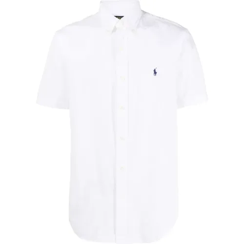 Weißes Polo-Sportshirt , Herren, Größe: 2XL - Ralph Lauren - Modalova