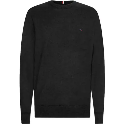 Cotton Cashmere Sweater , male, Sizes: M, XL, L - Tommy Hilfiger - Modalova