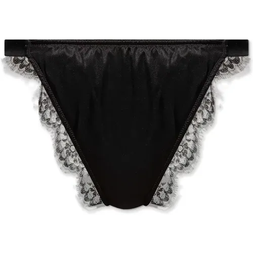 Seiden-Slip mit Spitze , Damen, Größe: S - Dolce & Gabbana - Modalova