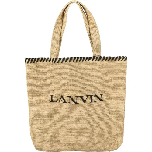 Bags.. Black , male, Sizes: ONE SIZE - Lanvin - Modalova