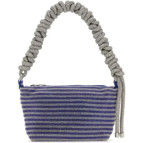 Stilvolle zweifarbige Strass-Handtasche - Kara - Modalova