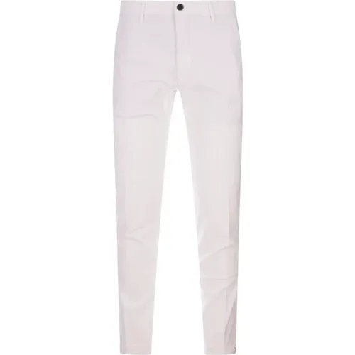 Slim Fit Twill Trousers , male, Sizes: W31, W32, W34, W35 - Incotex - Modalova