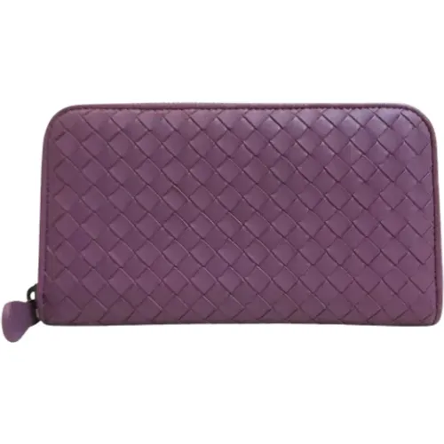 Pre-owned Leather wallets , female, Sizes: ONE SIZE - Bottega Veneta Vintage - Modalova