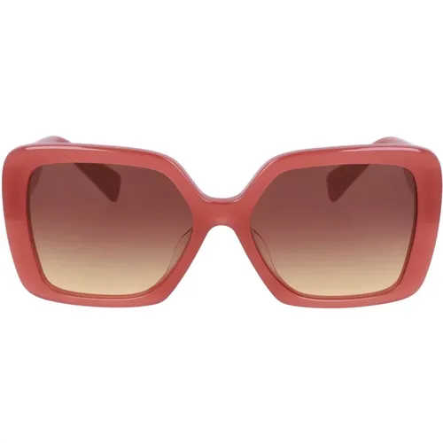 Sonnenbrille mit unregelmäßiger Form - Miu Miu - Modalova