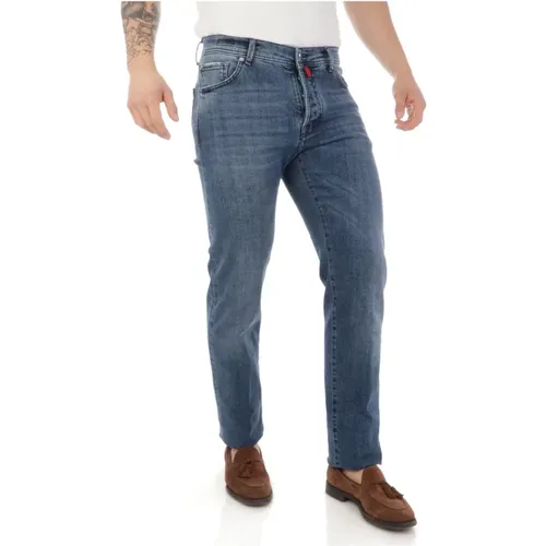 Denim Jeans , male, Sizes: W38, W33 - Kiton - Modalova