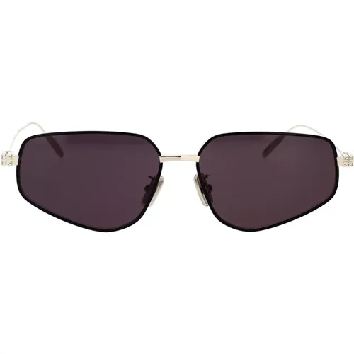 Stilvolle Sonnenbrille mit silbernen Akzenten , Damen, Größe: 57 MM - Givenchy - Modalova