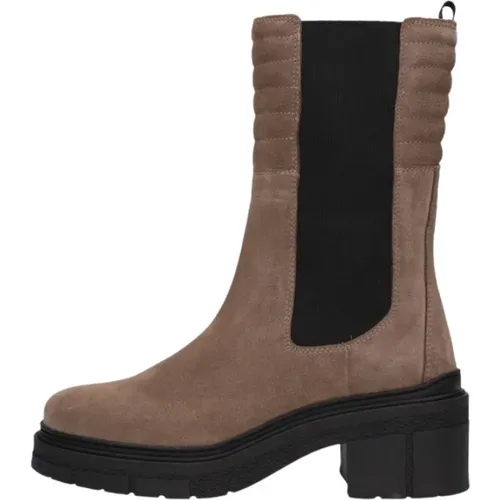 Taupe Chelsea Boots Jina , Damen, Größe: 40 EU - Unisa - Modalova