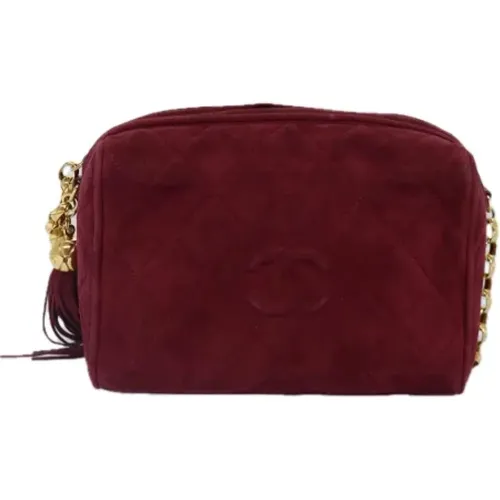 Pre-owned Suede chanel-bags , female, Sizes: ONE SIZE - Chanel Vintage - Modalova