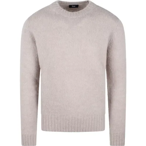 Alpaka Rundhals Pullover Fw24 , Herren, Größe: M - Herno - Modalova