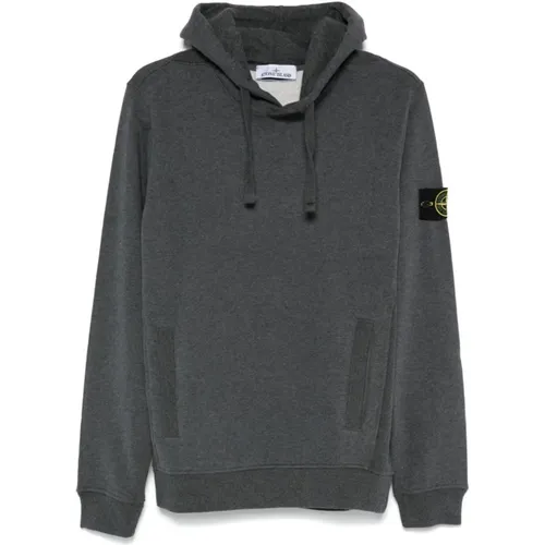 Grey Sweater for Men Aw24 , male, Sizes: XL, M - Stone Island - Modalova